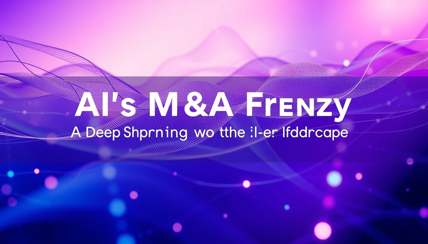 AI's M&A Frenzy: A Deep Dive into the Reshaping of the Tech Landscape